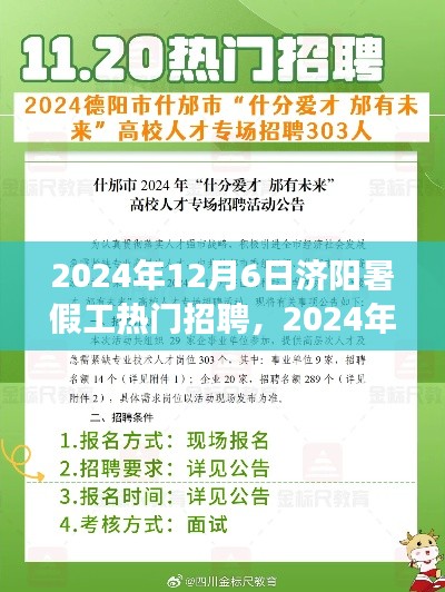 2024年济阳暑假工热门招聘全景展望