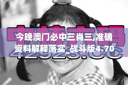 今晚澳门必中三肖三,准确资料解释落实_战斗版4.708