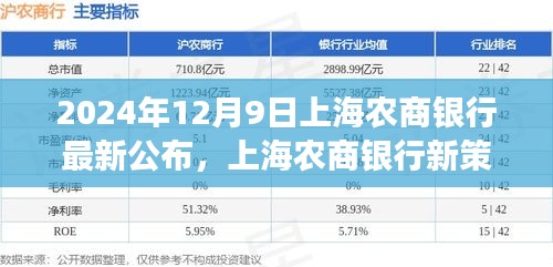 上海农商银行新策略展望，聚焦观点分析（2024年12月9日公布）