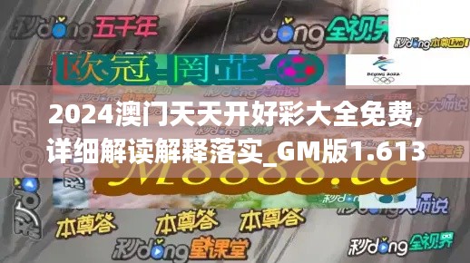 2024澳门天天开好彩大全免费,详细解读解释落实_GM版1.613