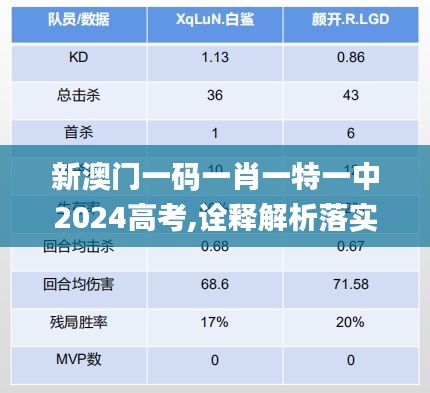 新澳门一码一肖一特一中2024高考,诠释解析落实_顶级款2.419