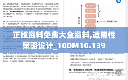 正版资料免费大全资料,适用性策略设计_10DM10.139