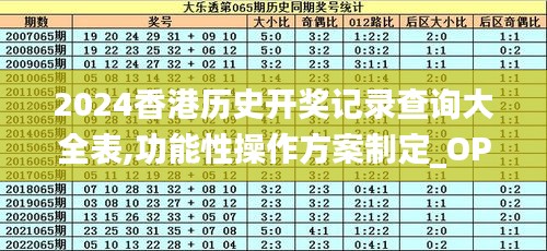 2024香港历史开奖记录查询大全表,功能性操作方案制定_OP9.328