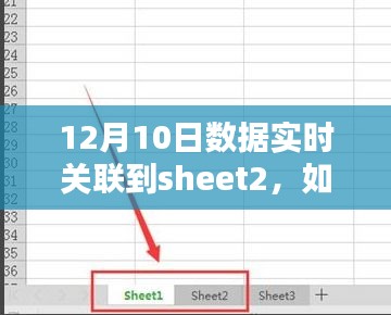 详细步骤指南，如何将数据实时关联到Excel的Sheet2（12月10日数据更新）