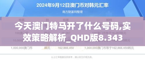 今天澳门特马开了什么号码,实效策略解析_QHD版8.343