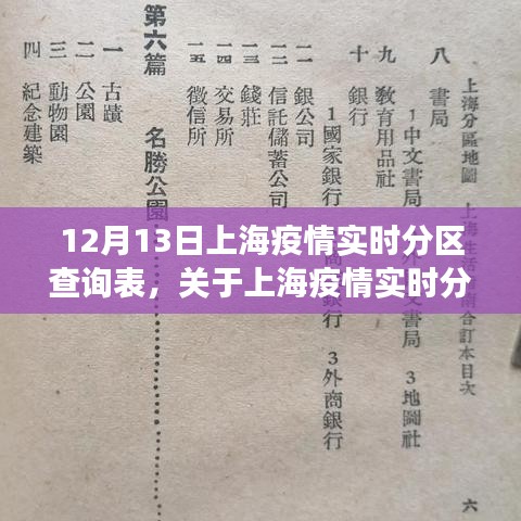 12月13日上海疫情实时分区查询表详细解读