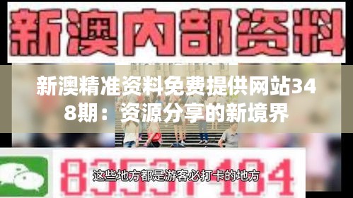 新澳精准资料免费提供网站348期：资源分享的新境界