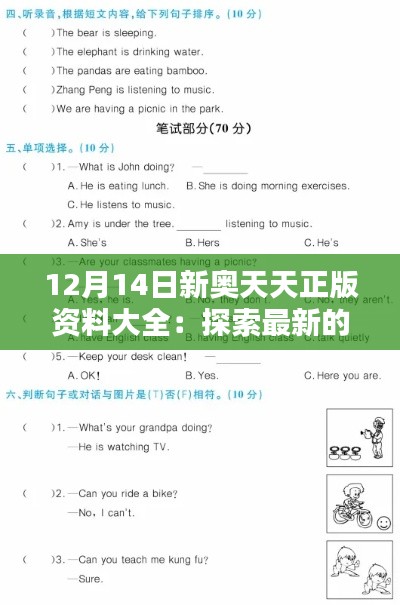 12月14日新奥天天正版资料大全：探索最新的教育资源宝藏