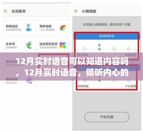 12月实时语音，倾听内心，掌握自信与成就感的秘诀