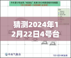 揭秘未来台风走向，预测分析2024年12月22日四号台风的实时走向图表展示