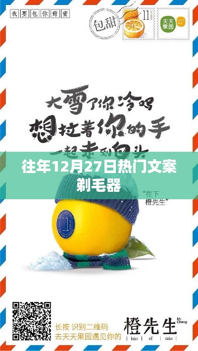 剃毛器历年12月27日热门文案回顾