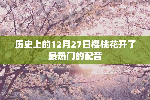 热门配音，樱桃花开日，历史上的声音纪念日