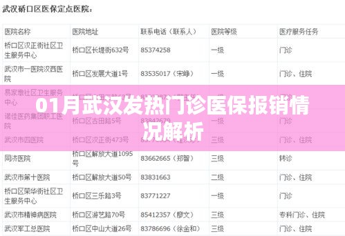 武汉发热门诊医保报销情况分析