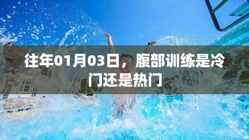 关于腹部训练的热门程度分析，日期定位在往年一月三日