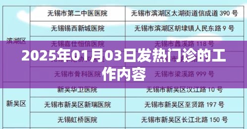 2025年1月3日发热门诊工作概览