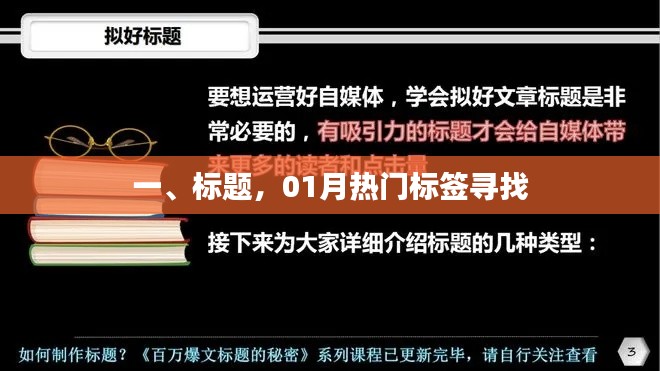 热门标签大揭秘，一月份流行趋势盘点