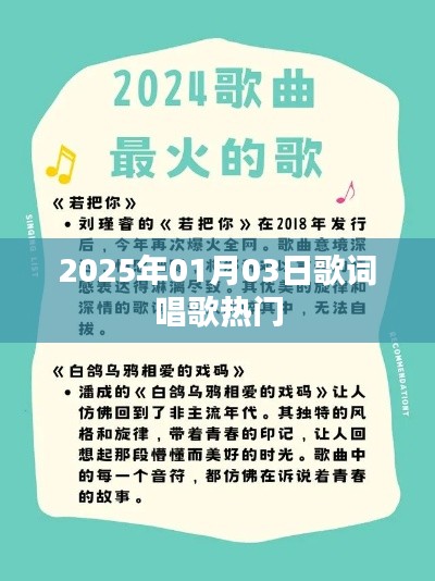 『2025年元旦新歌热唱，流行旋律旋律动人』