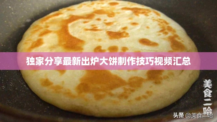 独家分享最新出炉大饼制作技巧视频汇总