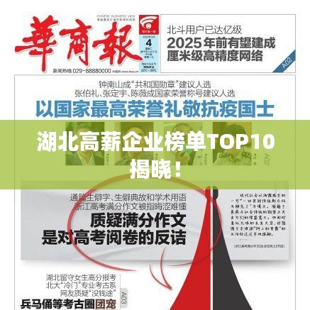 湖北高薪企业榜单TOP10揭晓！