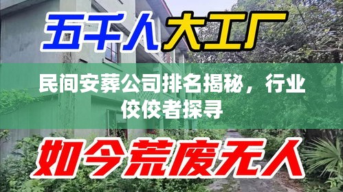 民间安葬公司排名揭秘，行业佼佼者探寻