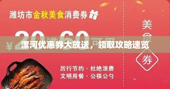 漯河优惠券大放送，领取攻略速览