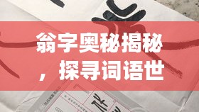 翁字奥秘揭秘，探寻词语世界的神秘之旅