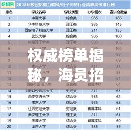 权威榜单揭秘，海员招聘公司排名，洞悉行业格局！